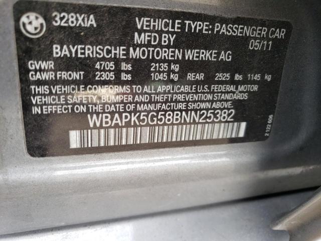 Photo 11 VIN: WBAPK5G58BNN25382 - BMW 3 SERIES 