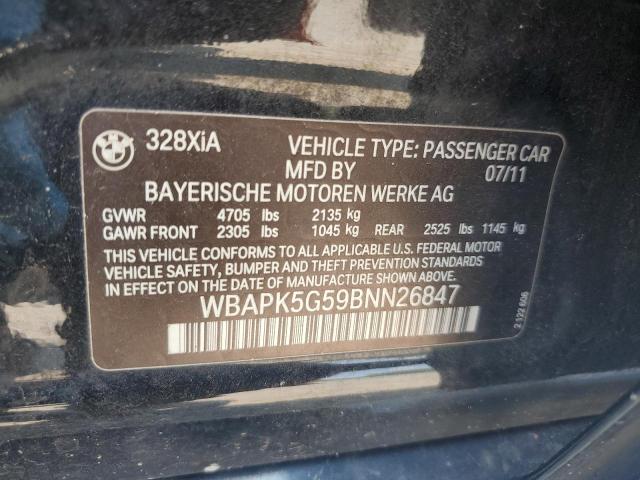 Photo 12 VIN: WBAPK5G59BNN26847 - BMW 328 XI SUL 