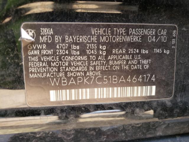 Photo 9 VIN: WBAPK7C51BA464174 - BMW 328 XI 