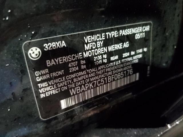 Photo 11 VIN: WBAPK7C51BF085176 - BMW 3 SERIES 