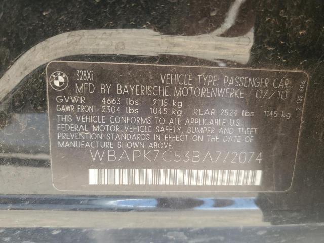 Photo 11 VIN: WBAPK7C53BA772074 - BMW 328 XI 