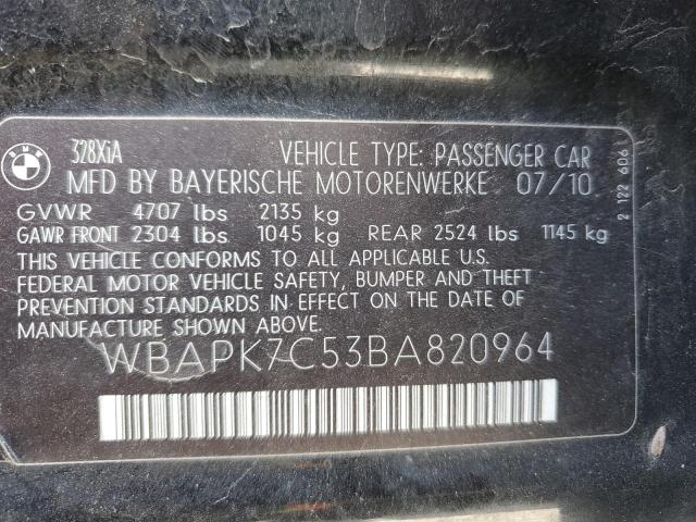 Photo 12 VIN: WBAPK7C53BA820964 - BMW 3 SERIES 