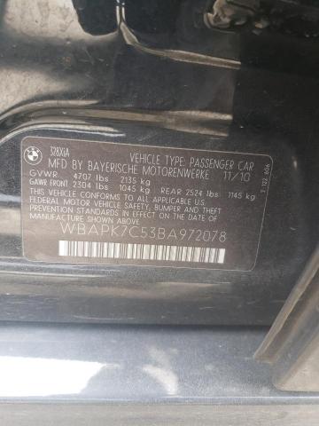 Photo 11 VIN: WBAPK7C53BA972078 - BMW 328 XI 