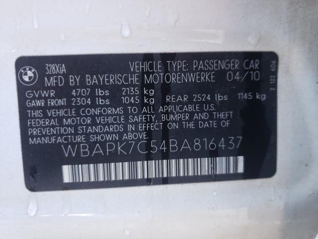 Photo 9 VIN: WBAPK7C54BA816437 - BMW 328 XI 