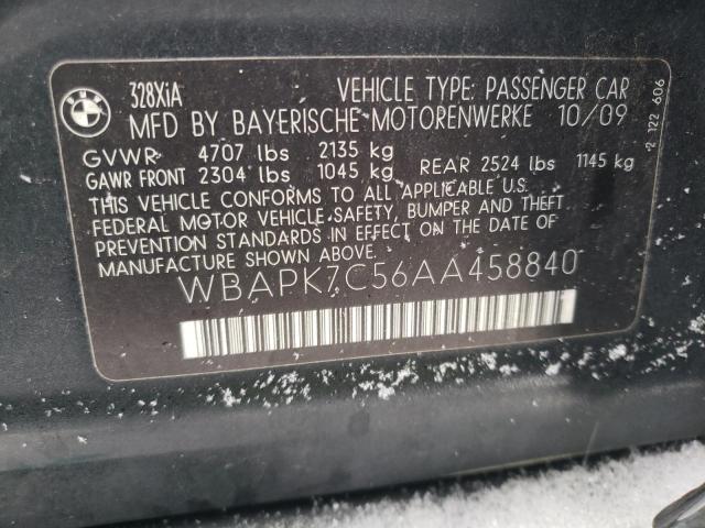 Photo 11 VIN: WBAPK7C56AA458840 - BMW 3 SERIES 