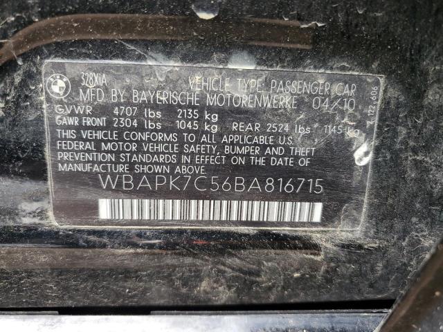 Photo 11 VIN: WBAPK7C56BA816715 - BMW 3 SERIES 