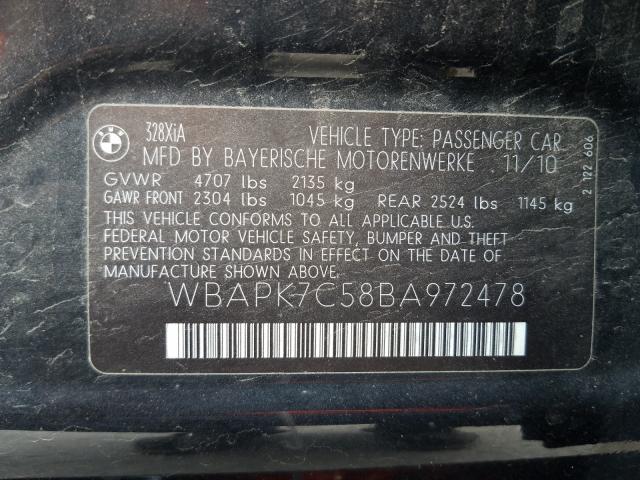 Photo 9 VIN: WBAPK7C58BA972478 - BMW 328 XI 