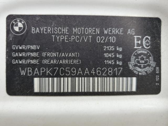 Photo 11 VIN: WBAPK7C59AA462817 - BMW 328 XI 