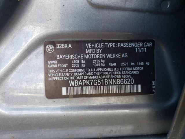 Photo 11 VIN: WBAPK7G51BNN86620 - BMW 328 XI 