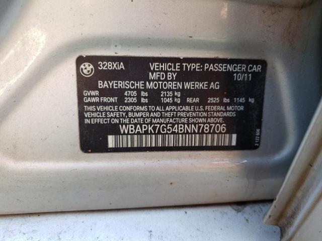 Photo 11 VIN: WBAPK7G54BNN78706 - BMW 328 XI 