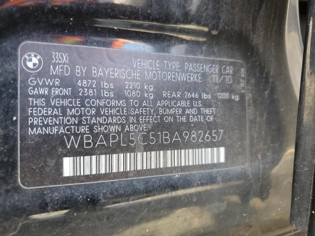 Photo 11 VIN: WBAPL5C51BA982657 - BMW 3 SERIES 