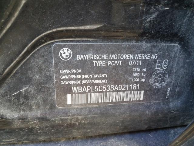 Photo 9 VIN: WBAPL5C53BA921181 - BMW 3 SERIES 