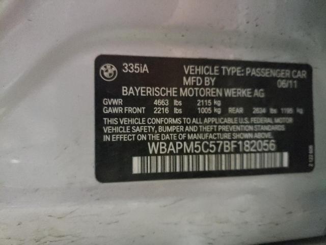 Photo 11 VIN: WBAPM5C57BF182056 - BMW 335 I 