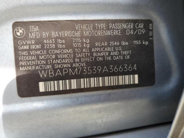 Photo 11 VIN: WBAPM73539A366364 - BMW 3 SERIES 