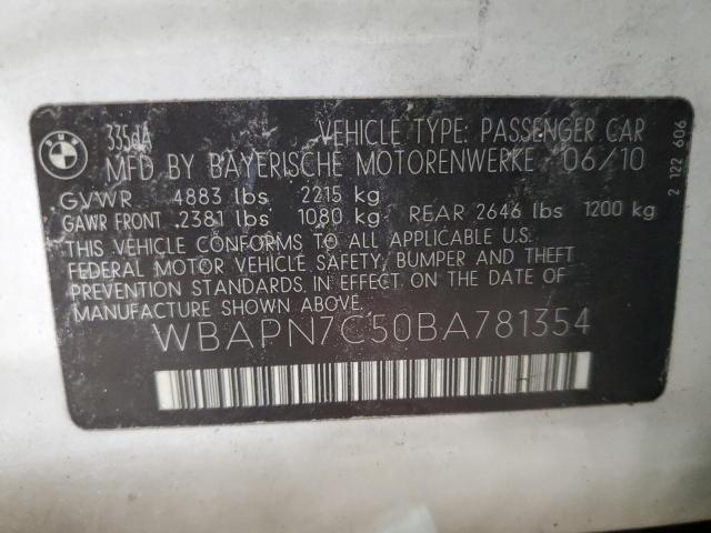 Photo 11 VIN: WBAPN7C50BA781354 - BMW 335 D 