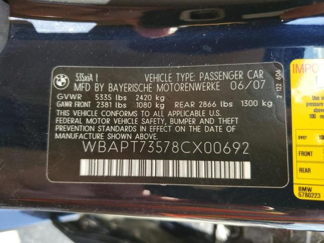 Photo 11 VIN: WBAPT73578CX00692 - BMW 535 