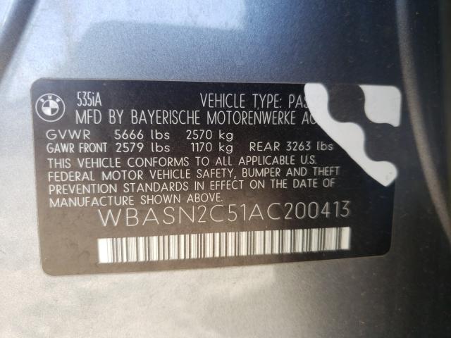 Photo 9 VIN: WBASN2C51AC200413 - BMW 535 GT 