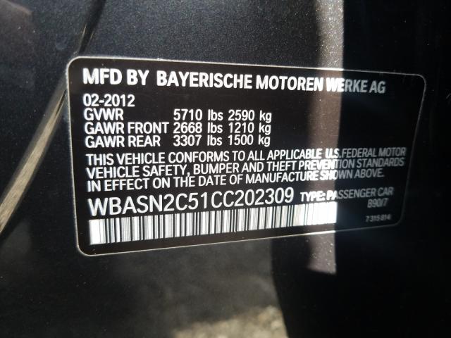 Photo 9 VIN: WBASN2C51CC202309 - BMW 535 IGT 