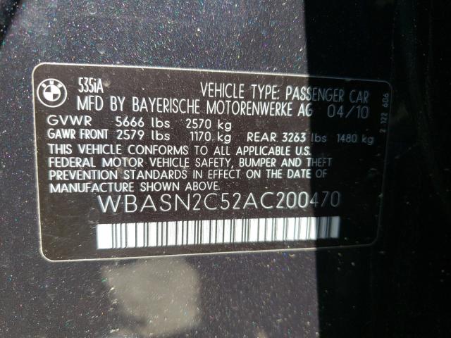 Photo 9 VIN: WBASN2C52AC200470 - BMW 535 GT 