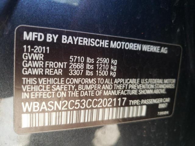 Photo 9 VIN: WBASN2C53CC202117 - BMW 535 IGT 