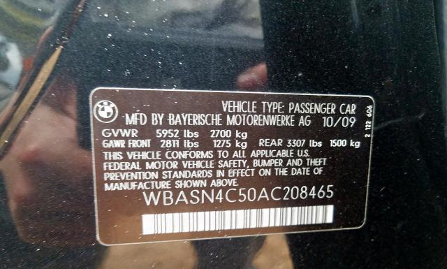 Photo 9 VIN: WBASN4C50AC208465 - BMW 550 