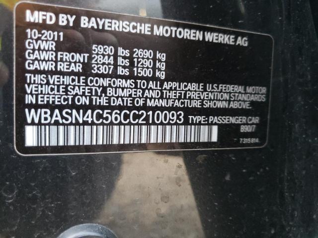 Photo 9 VIN: WBASN4C56CC210093 - BMW 550 IGT 