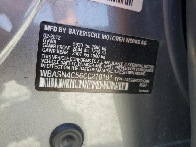 Photo 11 VIN: WBASN4C56CC210191 - BMW 5 SERIES 