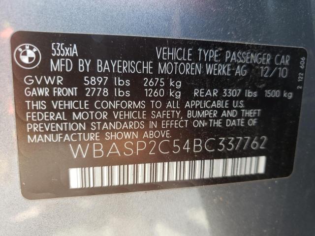 Photo 9 VIN: WBASP2C54BC337762 - BMW 535 XIGT 