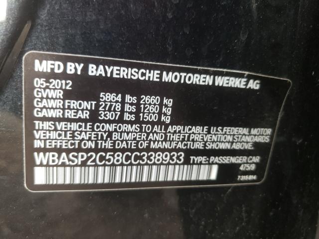 Photo 9 VIN: WBASP2C58CC338933 - BMW 535 