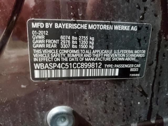 Photo 11 VIN: WBASP4C51CC899812 - BMW 550 XIGT 