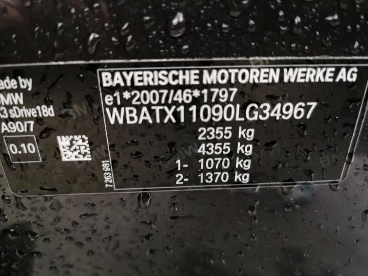 Photo 6 VIN: WBATX11090LG34967 - BMW X3 