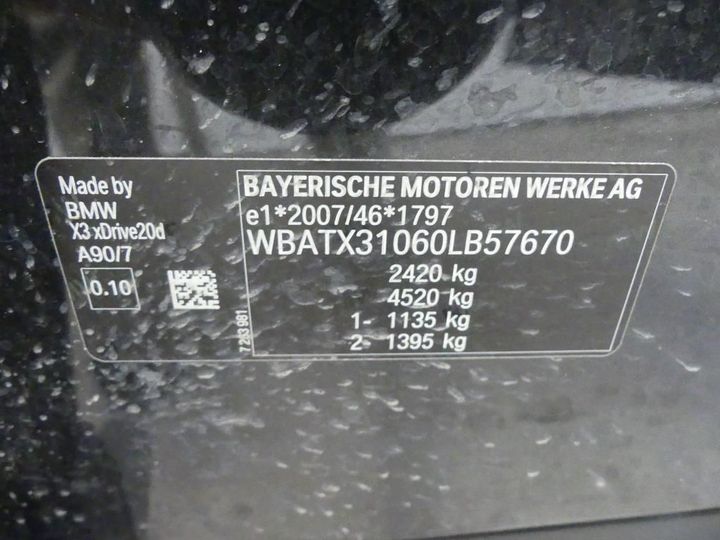 Photo 3 VIN: WBATX31060LB57670 - BMW X3 