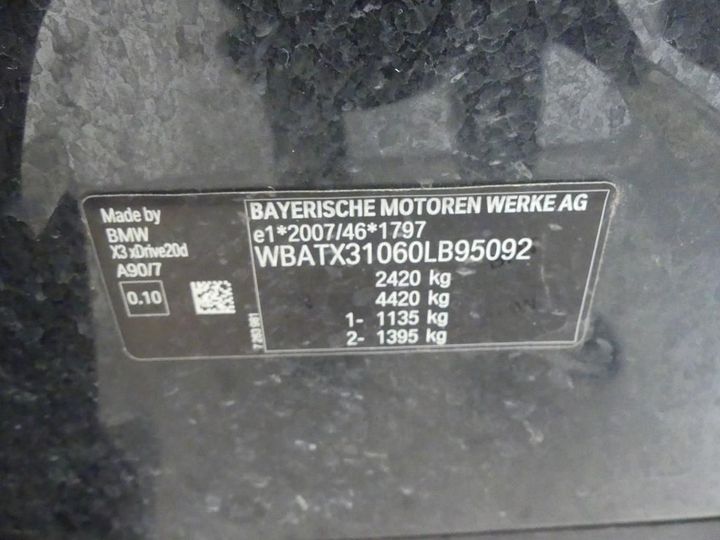 Photo 3 VIN: WBATX31060LB95092 - BMW X3 