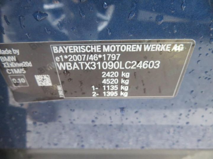 Photo 3 VIN: WBATX31090LC24603 - BMW X3 