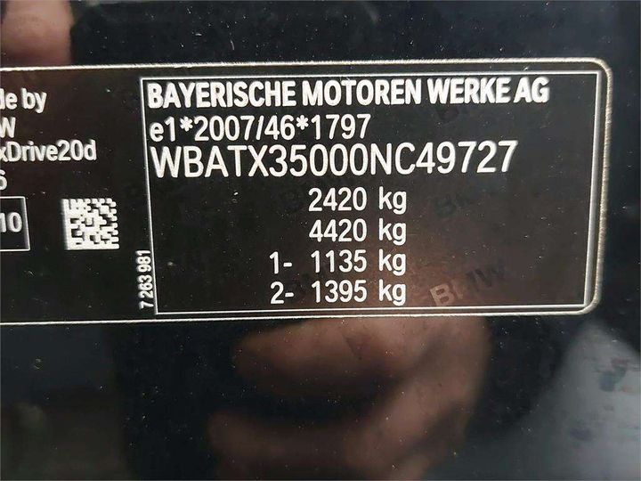 Photo 8 VIN: WBATX35000NC49727 - BMW X3 