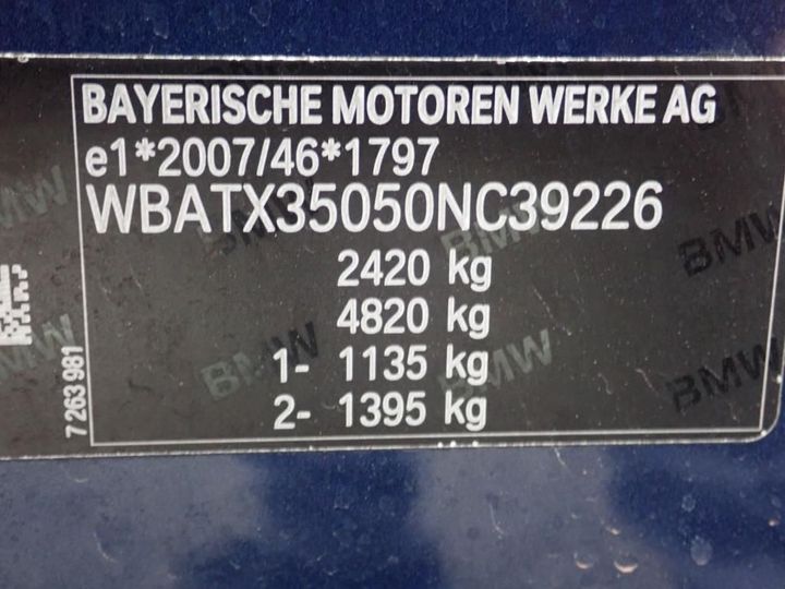 Photo 13 VIN: WBATX35050NC39226 - BMW X3 