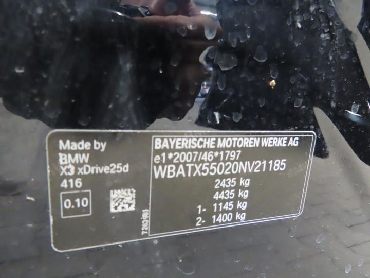 Photo 12 VIN: WBATX55020NV21185 - BMW X3 