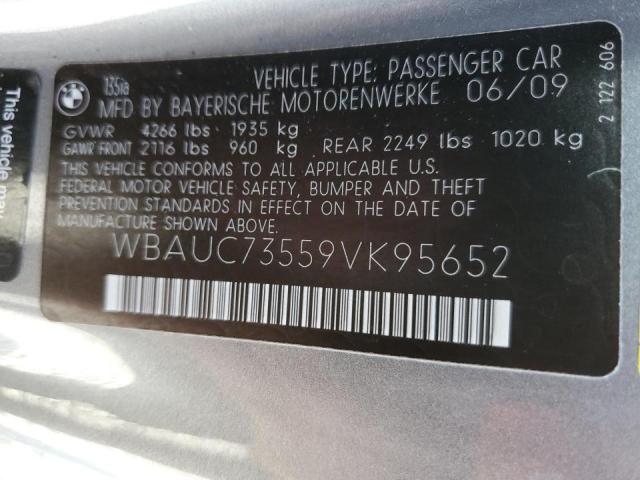 Photo 9 VIN: WBAUC73559VK95652 - BMW 135 I 