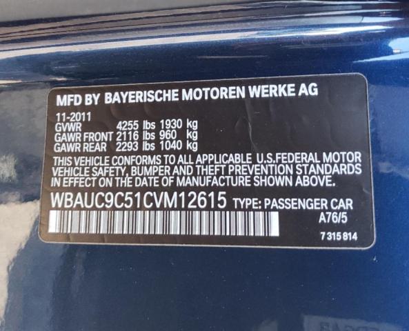 Photo 9 VIN: WBAUC9C51CVM12615 - BMW 135 I 