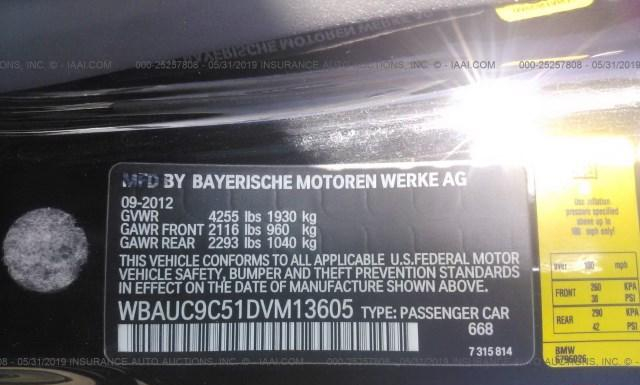 Photo 8 VIN: WBAUC9C51DVM13605 - BMW 135 