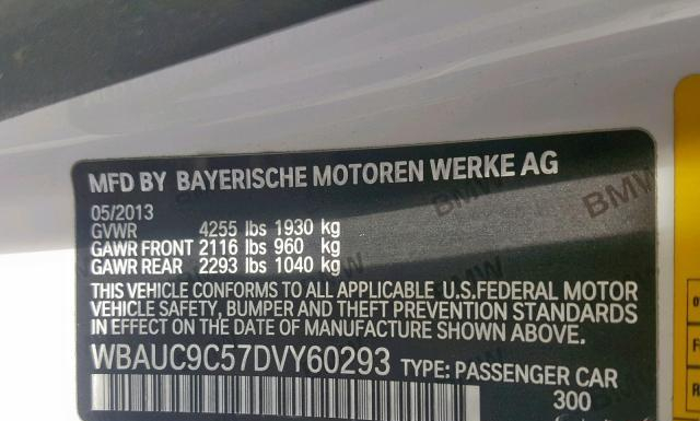 Photo 9 VIN: WBAUC9C57DVY60293 - BMW 135 