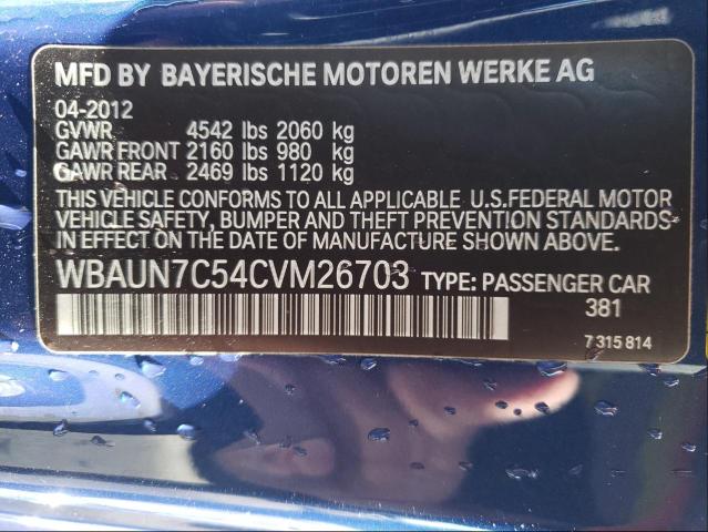 Photo 9 VIN: WBAUN7C54CVM26703 - BMW 135 I 