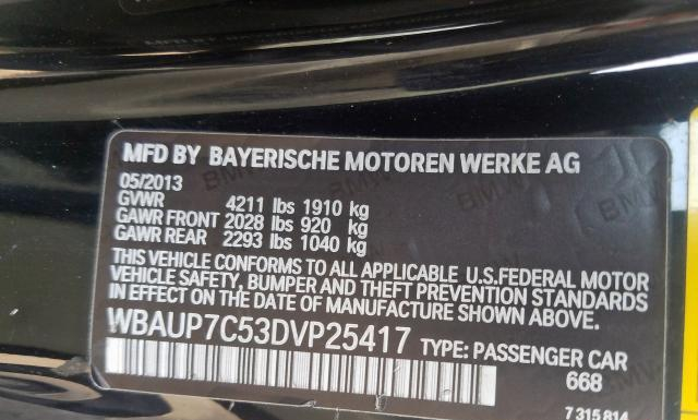 Photo 9 VIN: WBAUP7C53DVP25417 - BMW 128 