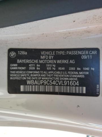 Photo 11 VIN: WBAUP9C54CVL91604 - BMW 1 SERIES 