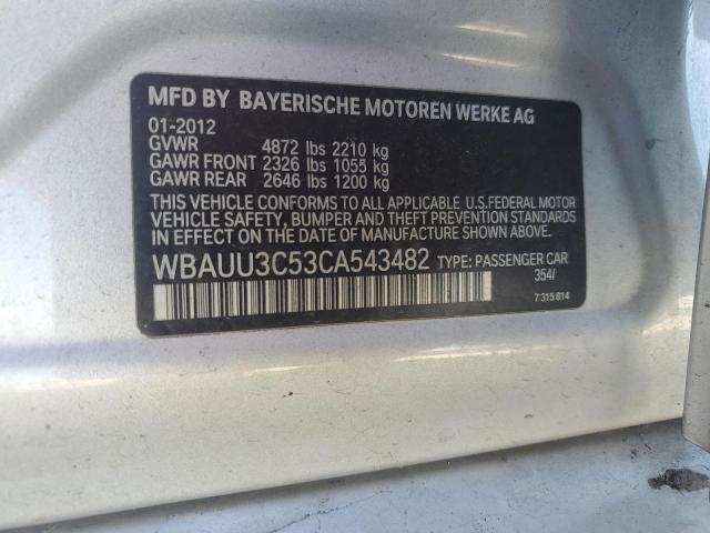 Photo 11 VIN: WBAUU3C53CA543482 - BMW 328 XI 