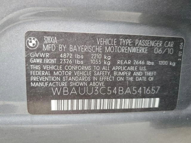 Photo 11 VIN: WBAUU3C54BA541657 - BMW 328 XI 