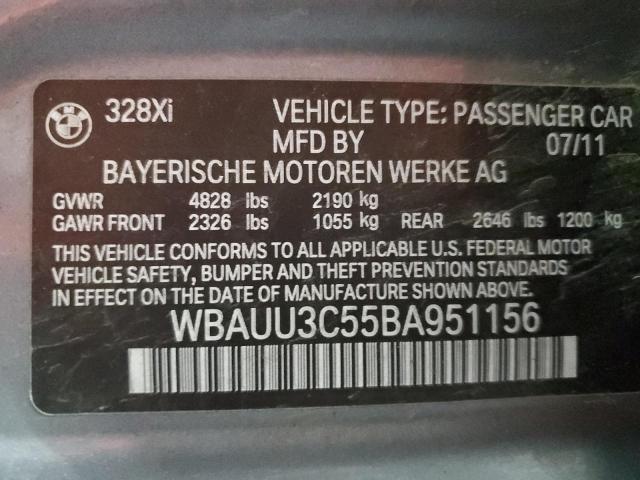 Photo 11 VIN: WBAUU3C55BA951156 - BMW 3 SERIES 