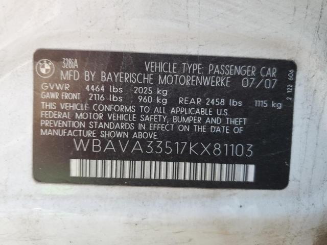 Photo 11 VIN: WBAVA33517KX81103 - BMW 3 SERIES 