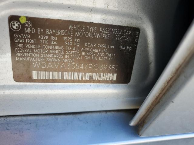 Photo 11 VIN: WBAVA33547PG39351 - BMW 328 I 