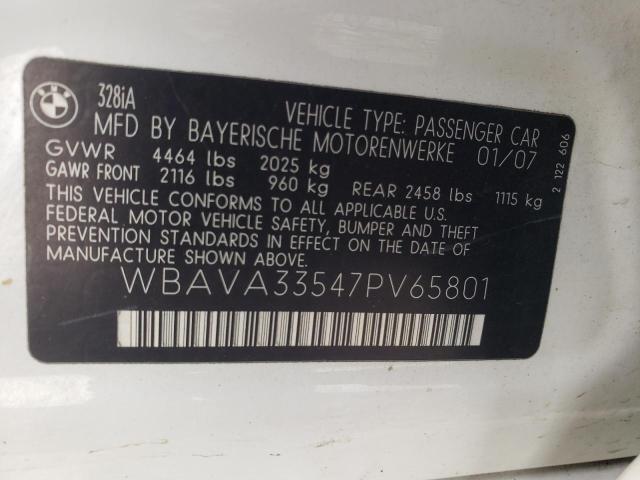 Photo 9 VIN: WBAVA33547PV65801 - BMW 328 I 